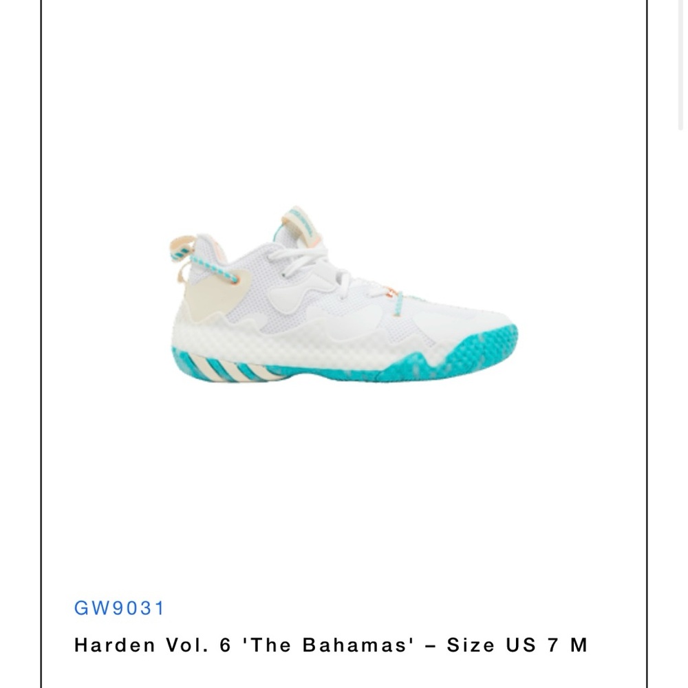 ADIDAS Harden Volume 6 THE BAHAMAS Sneaker